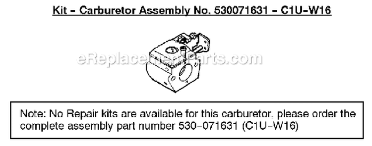 Page B Diagram and Parts List for BC2500LE Type 4 Weed Eater Trimmer